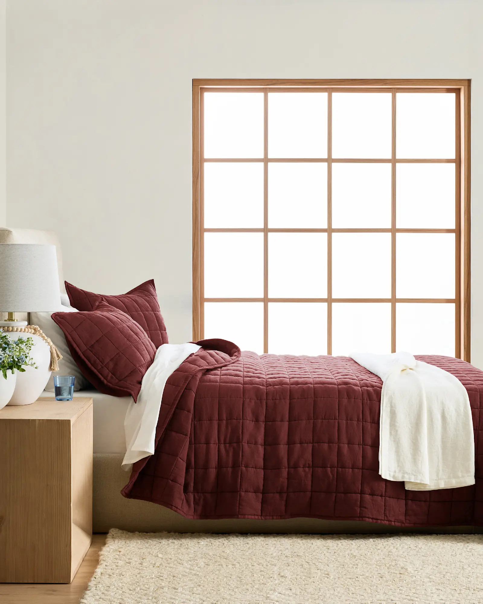 European Linen Box Quilt | Quince