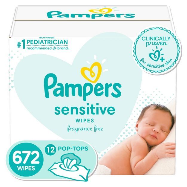 Pampers Sensitive Wipes (Select Count) | Target