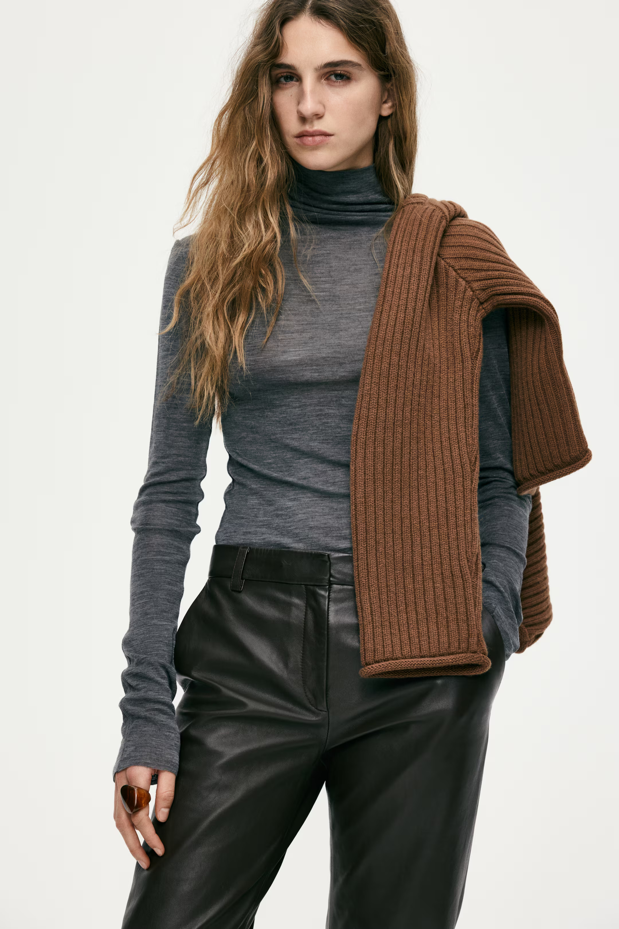 Wool Turtleneck Top | H&M (US + CA)