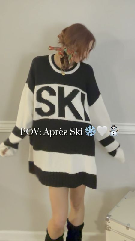 POV Apres ski 
Matching mini sweaters for your little one too! ❄️🎿🤍🍸✨

#LTKSeasonal #LTKGiftGuide #LTKHoliday