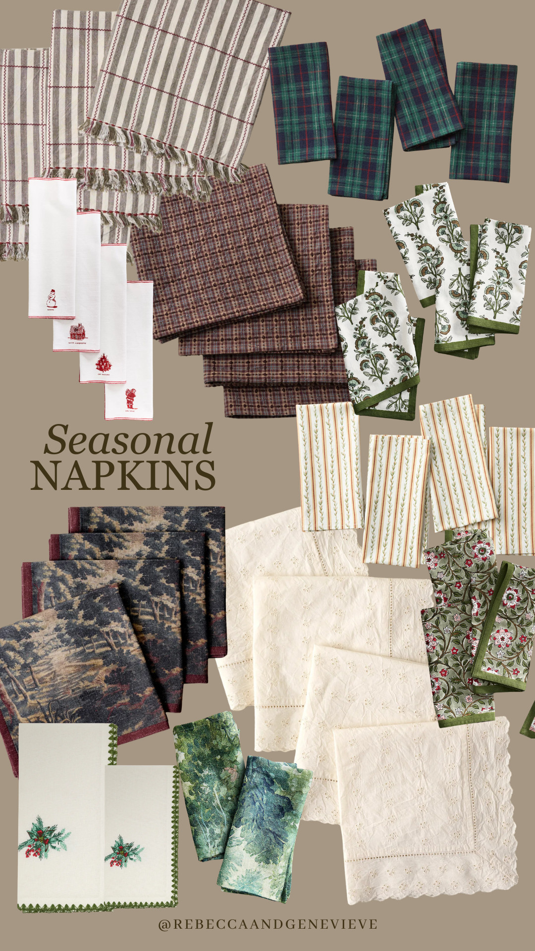 Seasonal Napkins 

 #LTKSeasonal #LTKHome