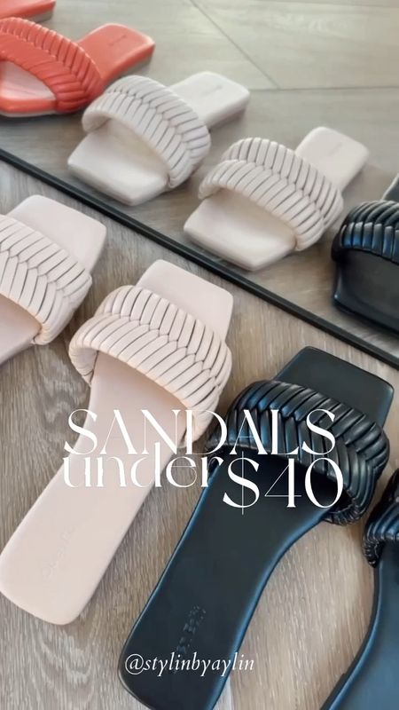 Sandals under $40 for spring summer! I found these sandals to run small, if you are in between sizes I recommend sizing up!
#StylinbyAylin #Aylin

#LTKShoeCrush #LTKStyleTip #LTKFindsUnder50