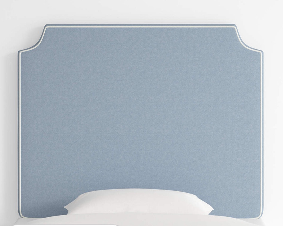 Blue and white upholstered headboard, blue wall mounted headboard, crate and barrel, blue kitchen appliances, navy blue toaster, white tea kettle, light blue headboard 

#LTKSeasonal #LTKHome #LTKFamily