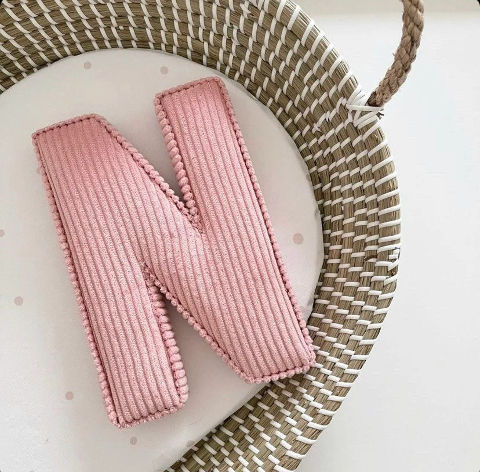 fabric letters corduroy nursery decor new baby gift christening gift | Etsy (US)