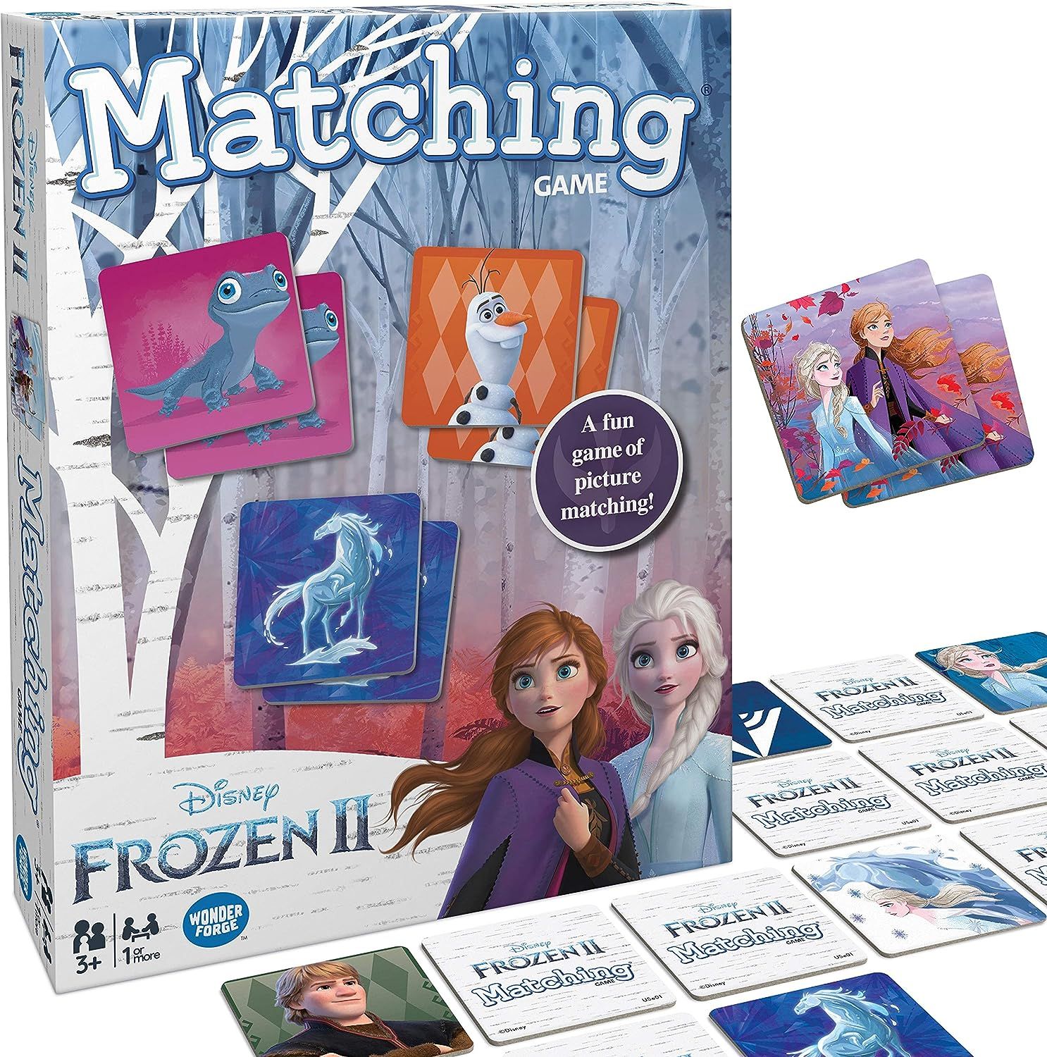 Frozen 2 Matching Game by Wonder Forge | For Boys & Girls Age 3 to 5 | A Fun & Fast Memory Game f... | Amazon (US)