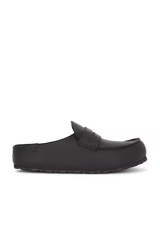 BIRKENSTOCK Naples Wrapped Bold Grip Loafer in Black | FWRD 