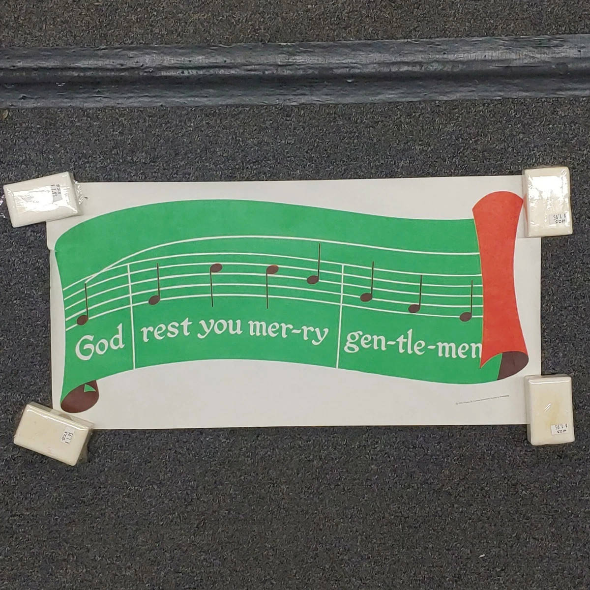 1956 Douglas Fir Plywood Christmas Music Cut Out Pattern  | eBay | eBay US