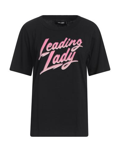 Dsquared2 Woman T-shirt Black Size M Cotton, Elastane | YOOX (US)