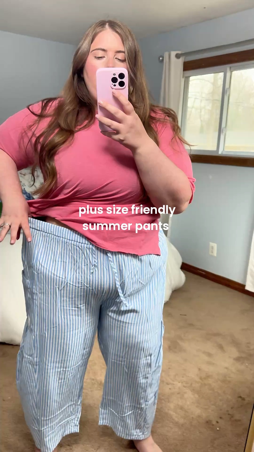 stretchy summer pants that are so cute!! 🦋🎀
Wearing a size xxl in pants, xxl in top (sold out in this color, but linked style and similar color options!)

#LTKPlusSize #LTKTall #LTKSaleAlert