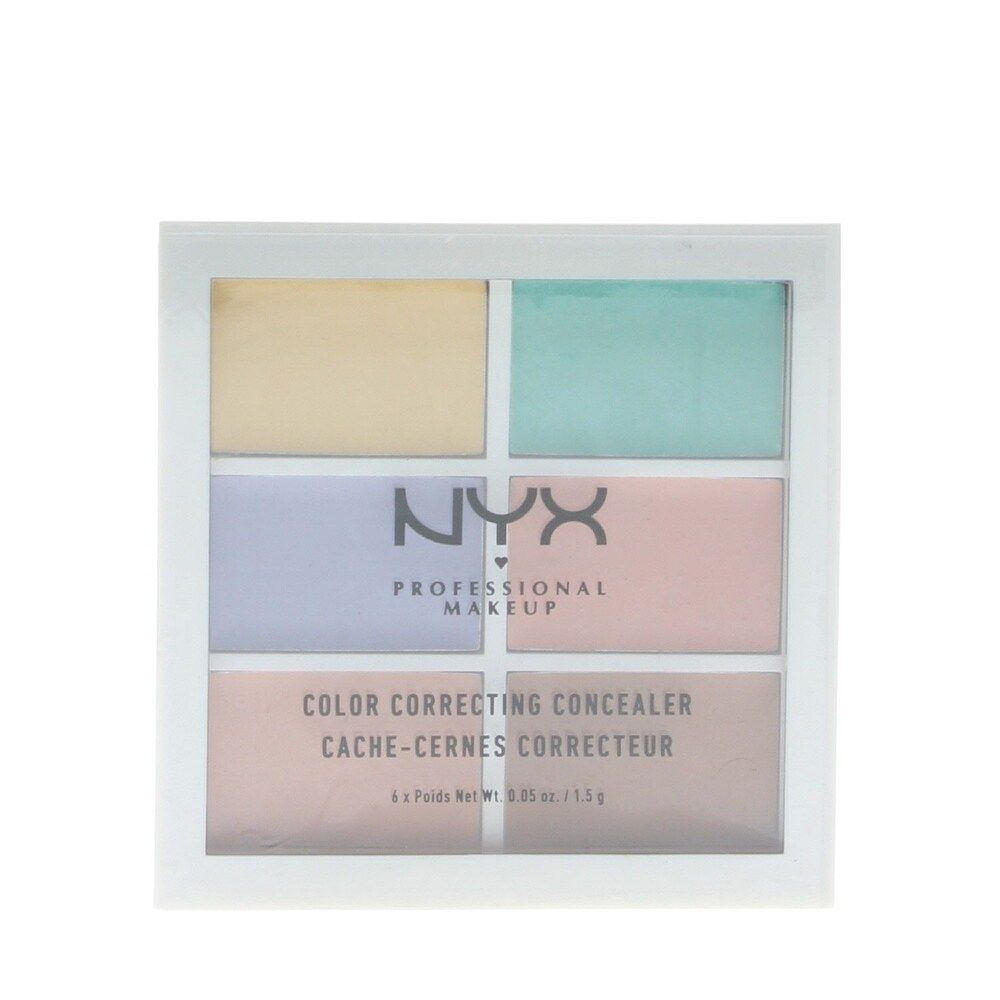 NYX Professional Makeup Color Correcting (Conceal, Correct, Contour) Palette (6 Shades x 0.05oz) 0.3 | Bed Bath & Beyond
