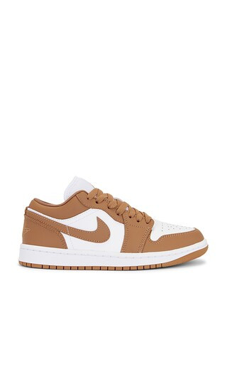 Air Jordan 1 Low Sneaker in Archaeo Brown & White | Revolve Clothing (Global)