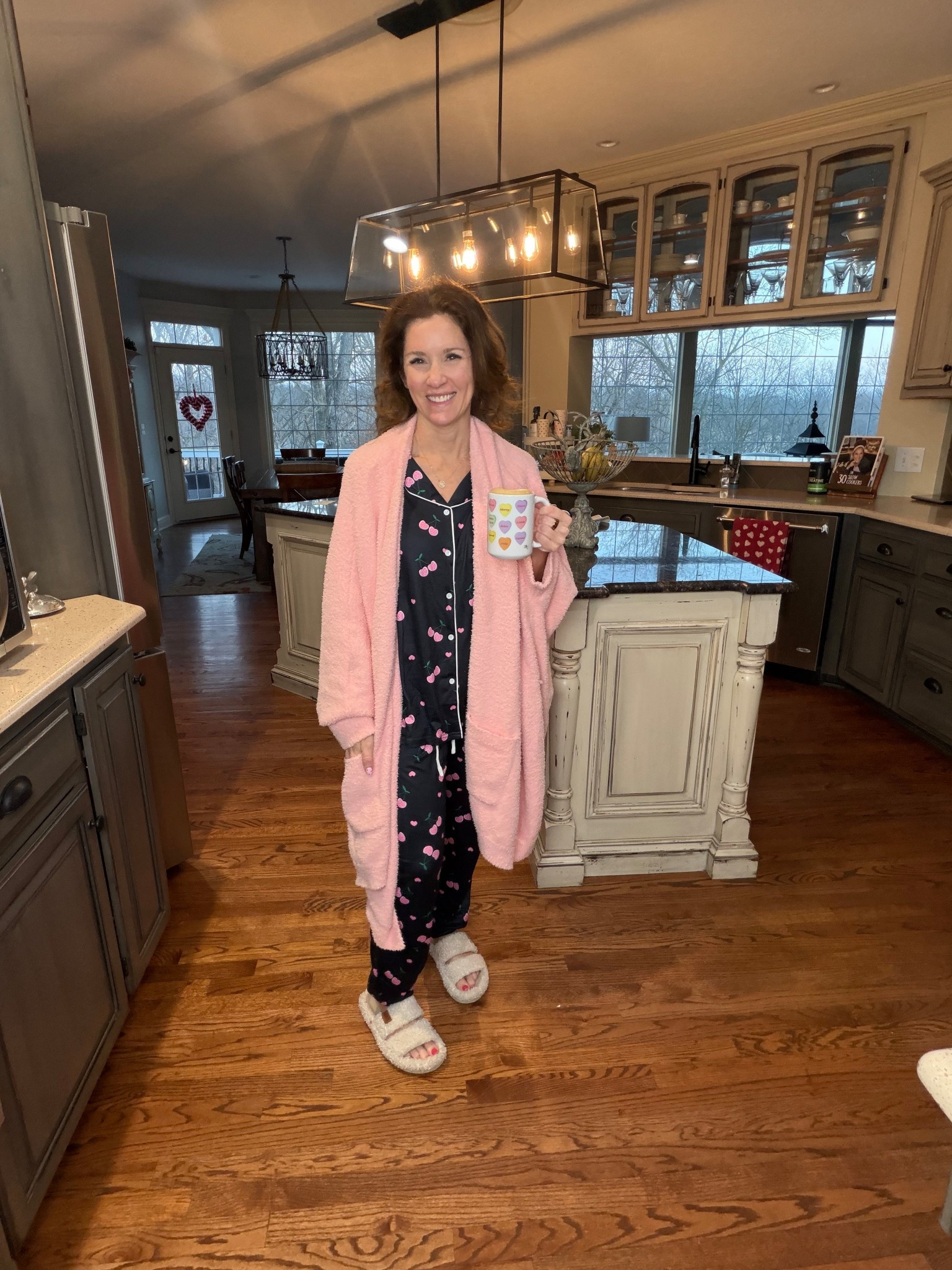 My favorite brand Ekouaer lounge wear from Amazon! Layered with this incredibly soft blanket shawl  
Who else loves cozy lounge wear. 

Wearing a small in all! 

#LTKOver40 #LTKselfcare #LTKdayinmylife