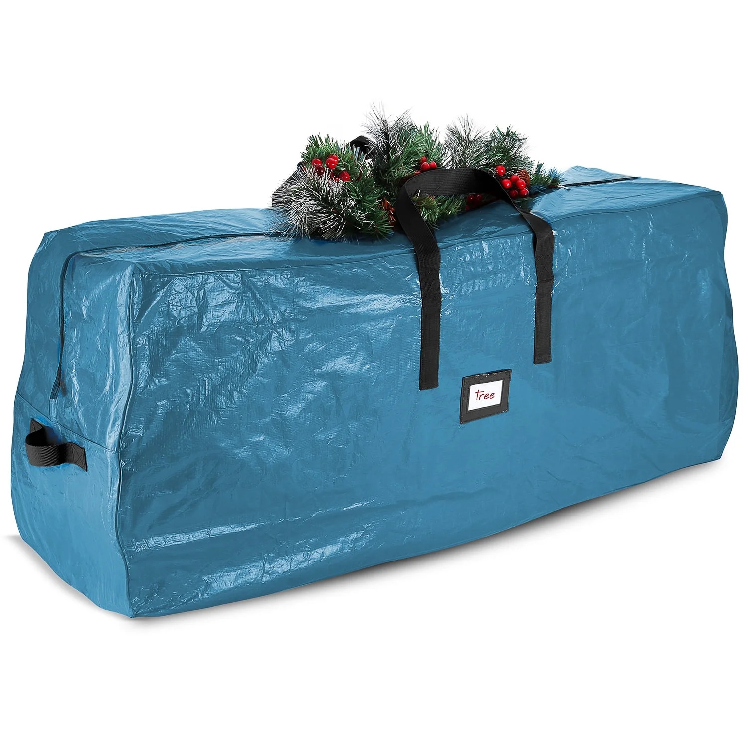Hearth & Harbor Plastic Christmas Tree Storage Bag with Handles, Fits up to 7.5 ft Holiday Trees ... | Walmart (US)