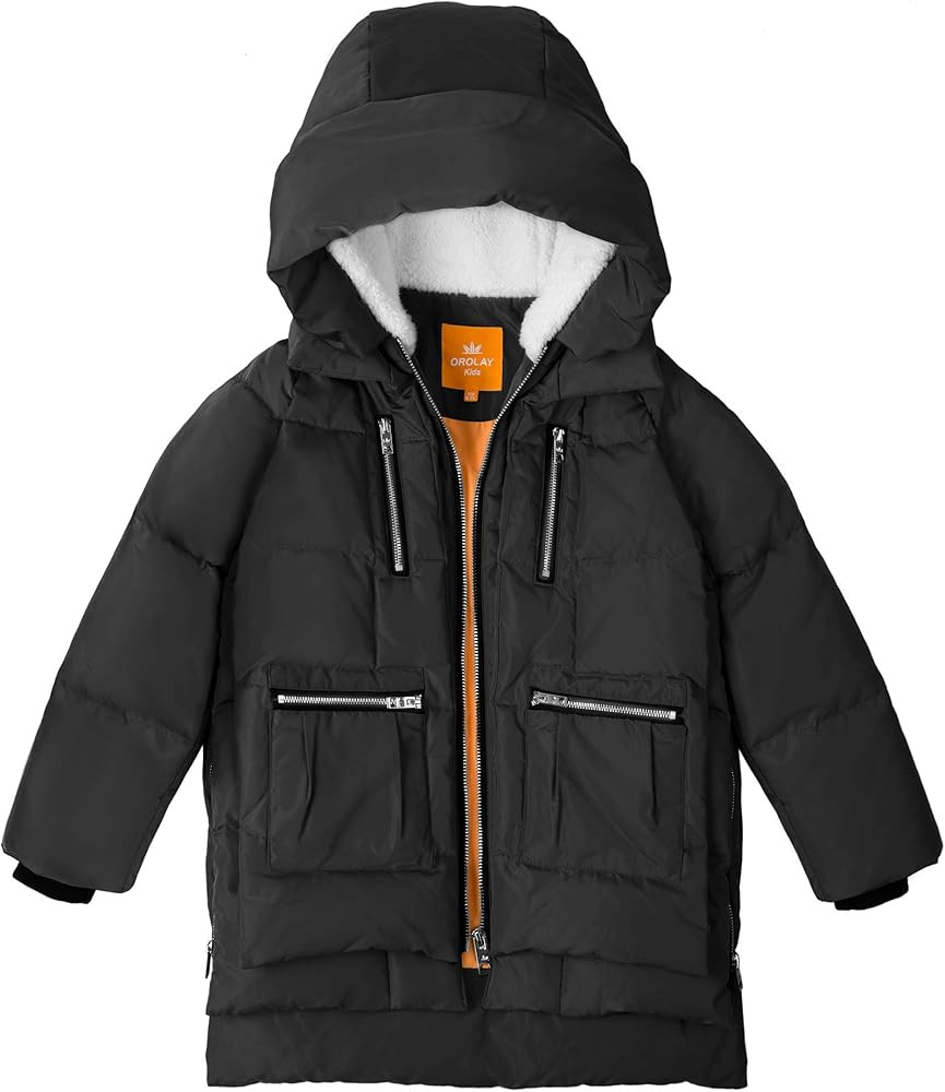 Orolay Children Hooded Down Coat Girl's Quilted Puffer Jacket Boy's Winter Jackets | Amazon (US)