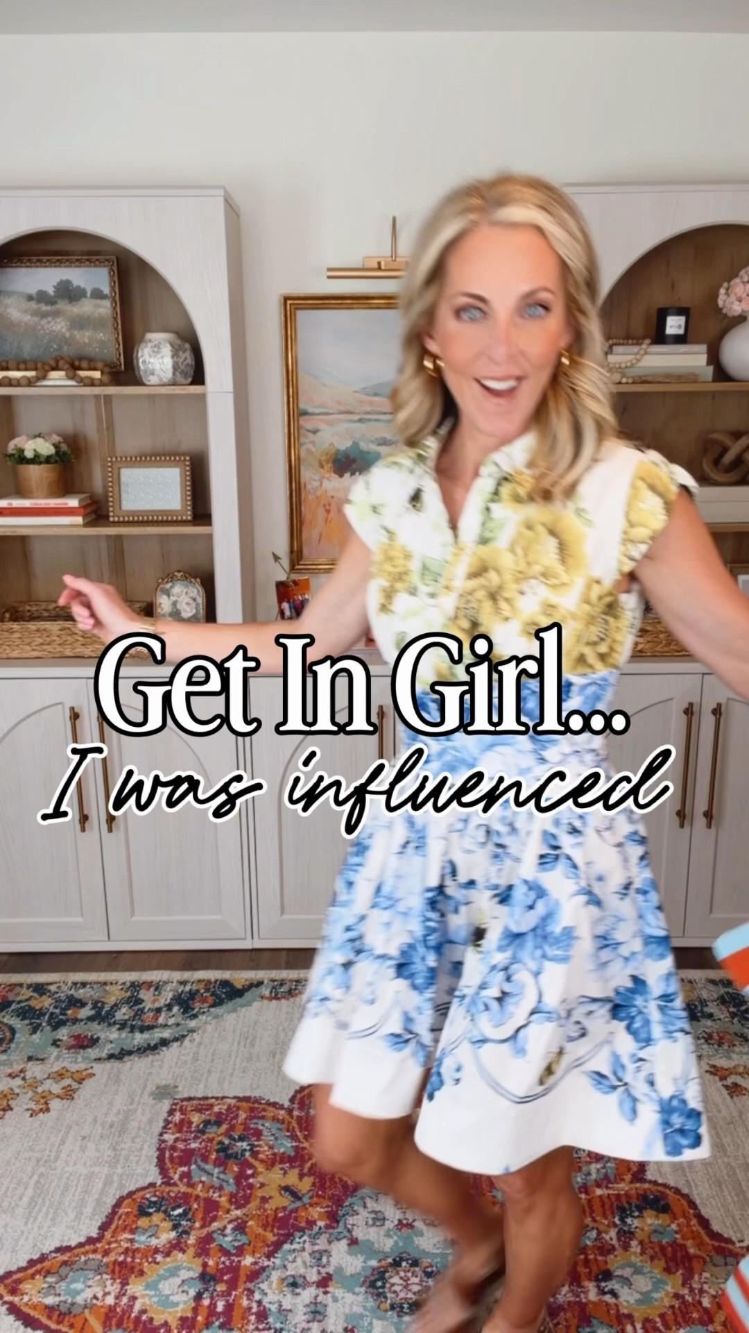 Sometimes you just have to get in, girl… because I was completely influenced by a sweet friend and honestly, I’m not even mad about it. 

This Anthropologie striped twofer dress immediately caught my eye with the structured striped top paired with that flattering belted brown midi skirt. It’s one of those effortless one-and-done pieces that looks styled without even trying and feels perfect for spring events, work, or dressing up different ways. Then while I was browsing, I grabbed the blue and orange smocked summer dress because it  just screamed Auburn days, warm weather, and easy throw-on styling.

. Yes these are splurges, but every now and then you’re worth it, and I love supporting friends who inspire me along the way. Wearing an extra small in all. Including the dress at the beginning of the reel. 

@Anthropologie 