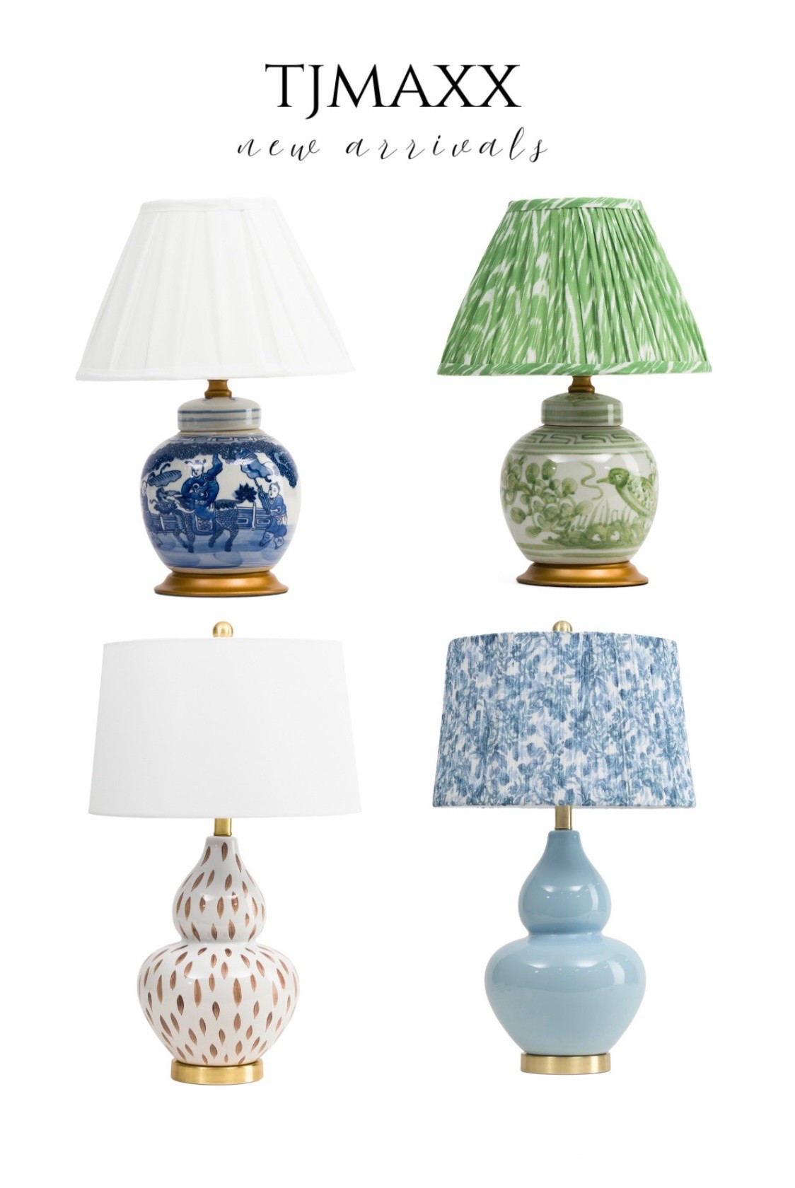 Tjmaxx new arrivals - love the chinoiserie lamps! 😍

#LTKHome #LTKSaleAlert #LTKdayinmylife
