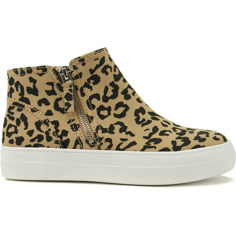 Soda Flat Women Chelsea Shoes Side Zipper Canvas Suede Casual High Top Hidden Platform Sneakers W... | Walmart (US)