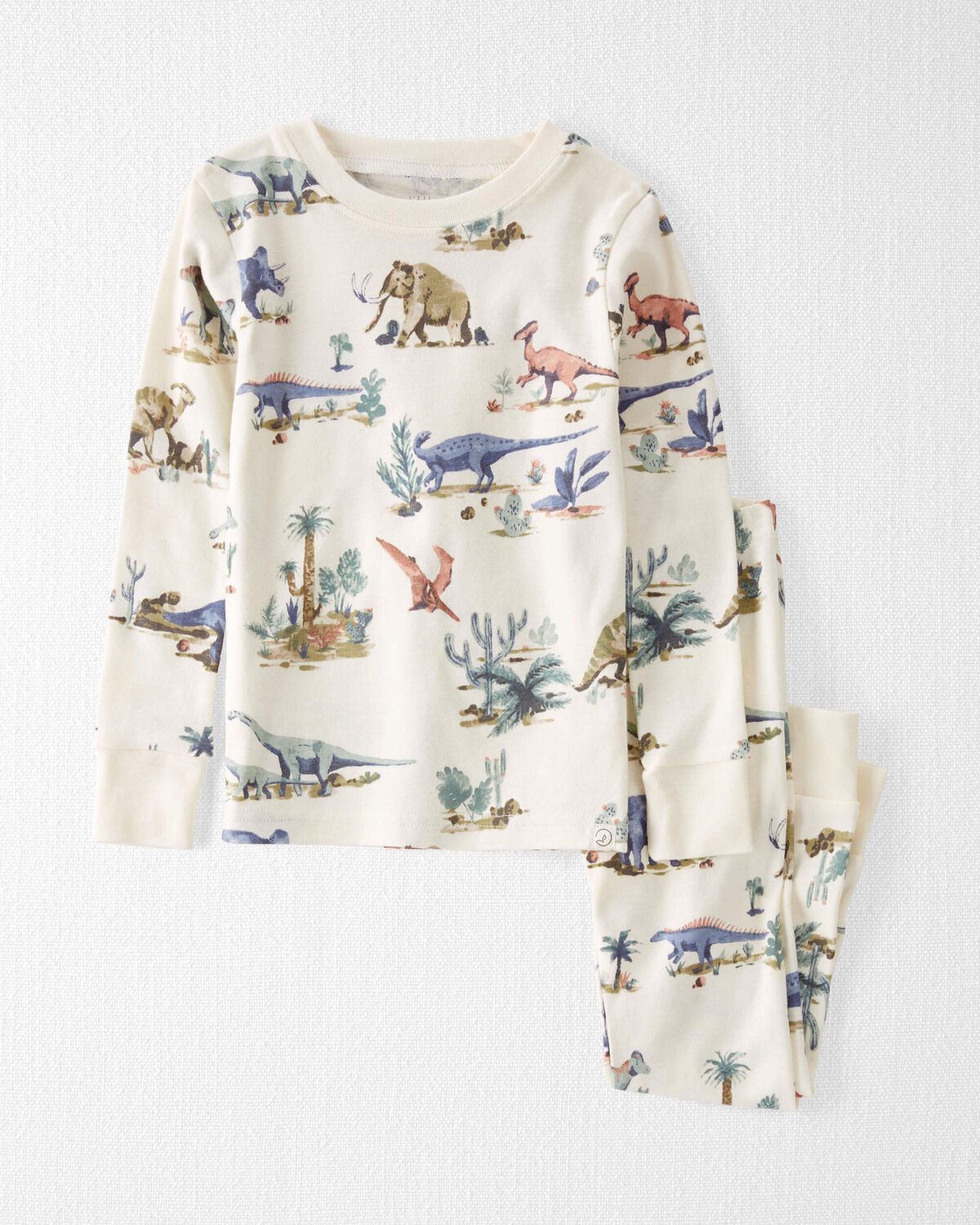 Toddler Dinosaur Print Organic Cotton Pajamas Set | Carter's Inc