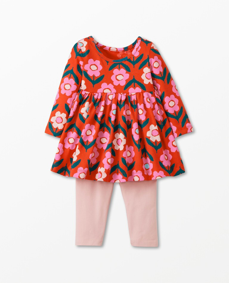 Baby Super Soft Skater Dress & Leggings Set | Hanna Andersson