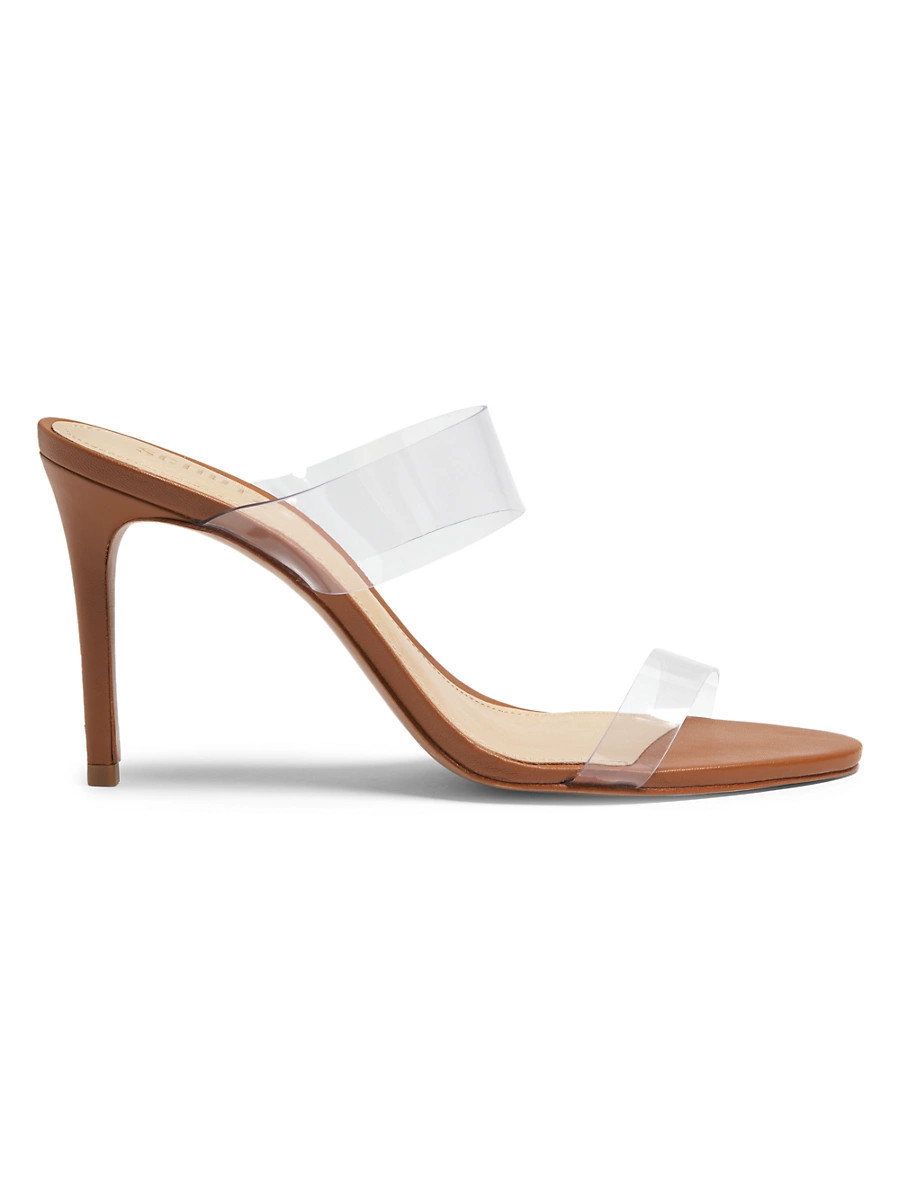 Women's Ariella 100MM Transparent Vinyl Mules - Transparent - Size 9.5 | Saks Fifth Avenue