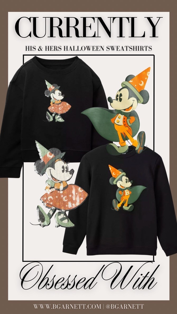 His & fees Halloween sweatshirts for Disney Halloween dates 

Mickey Mouse | Minnie Mouse | Disney Outfit | Disneyland outfit 

#LTKTravel #LTKFamily #LTKMens