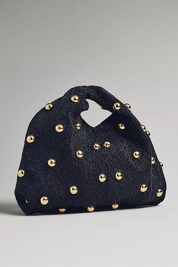 Studded Beaded Satchel Bag | Anthropologie (US)