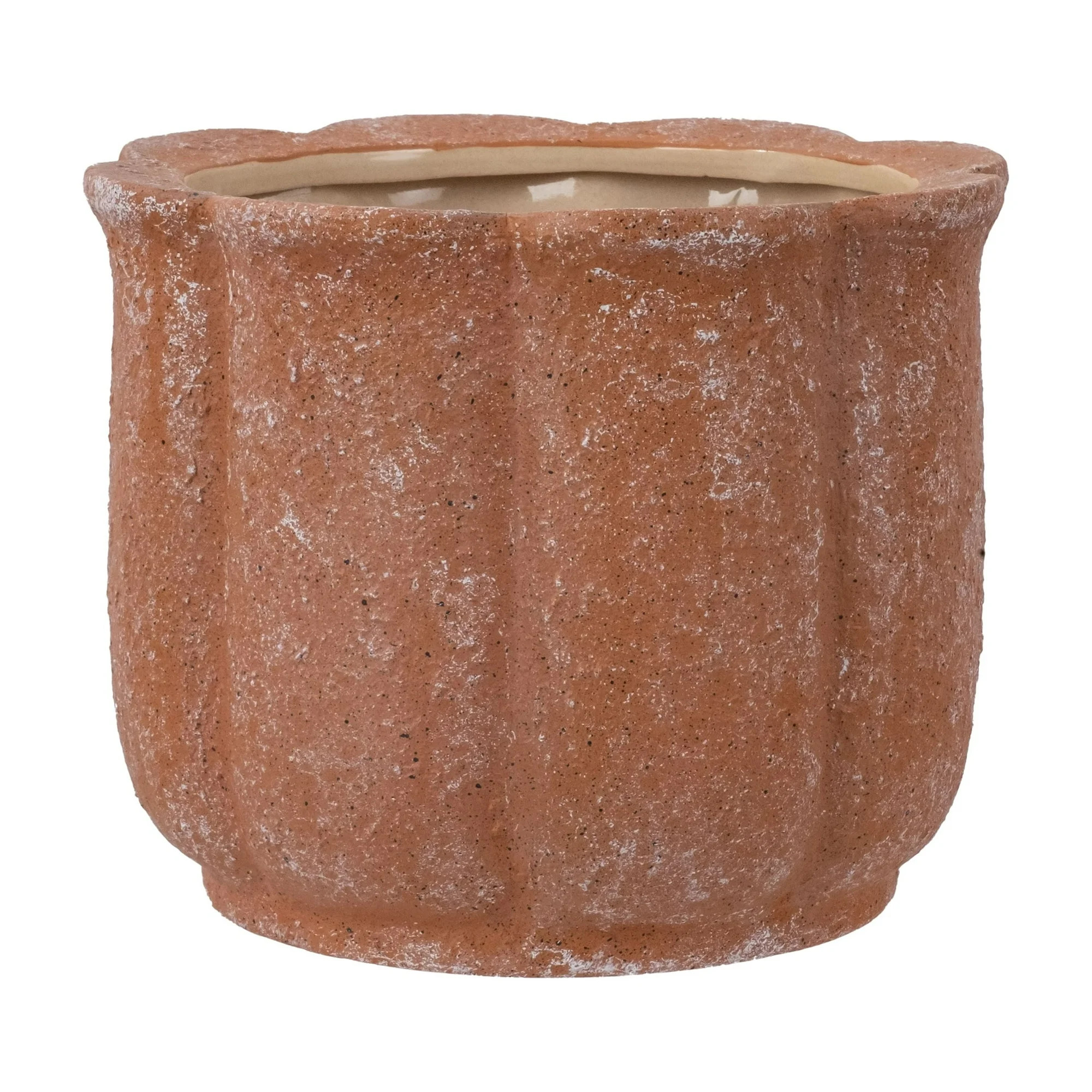 My Texas House 8in Terracotta Flower Planter Pot Ceramic Drainage Hole with Plug Included | Walmart (US)