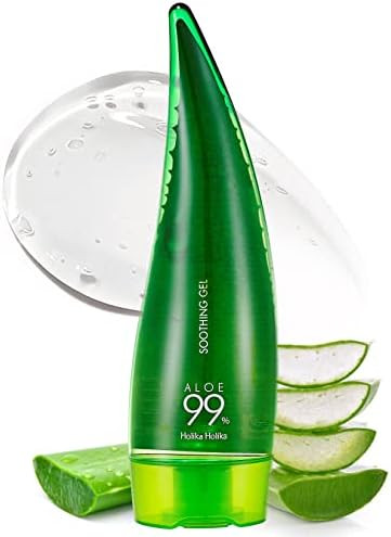 Holika Holika Aloe 99% Soothing Gel, 8.5 Ounce, 250ml - No Sticky 99% Aloe Vera Sunburn Relief - ... | Amazon (US)