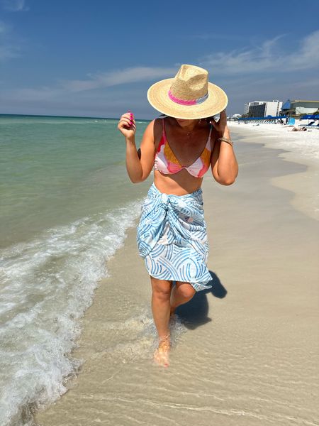 Beach ootd f. my new hat and sarong from Sunshine Tienda! 

beach outfit, beach hat, sarong, swimsuit coverup, vacation outfit 

#LTKswim #LTKstyletip