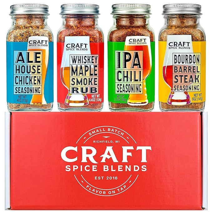 Grilling Seasoning & Rub 4-Pack Gift Set | USA Small Business | Premium BBQ Spices | Grill Gift f... | Amazon (US)