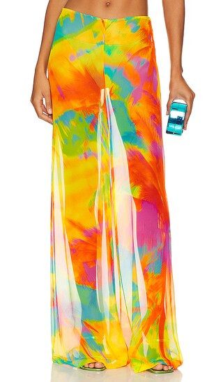 Mika Pant in Abstract Palm | Revolve Clothing (Global)