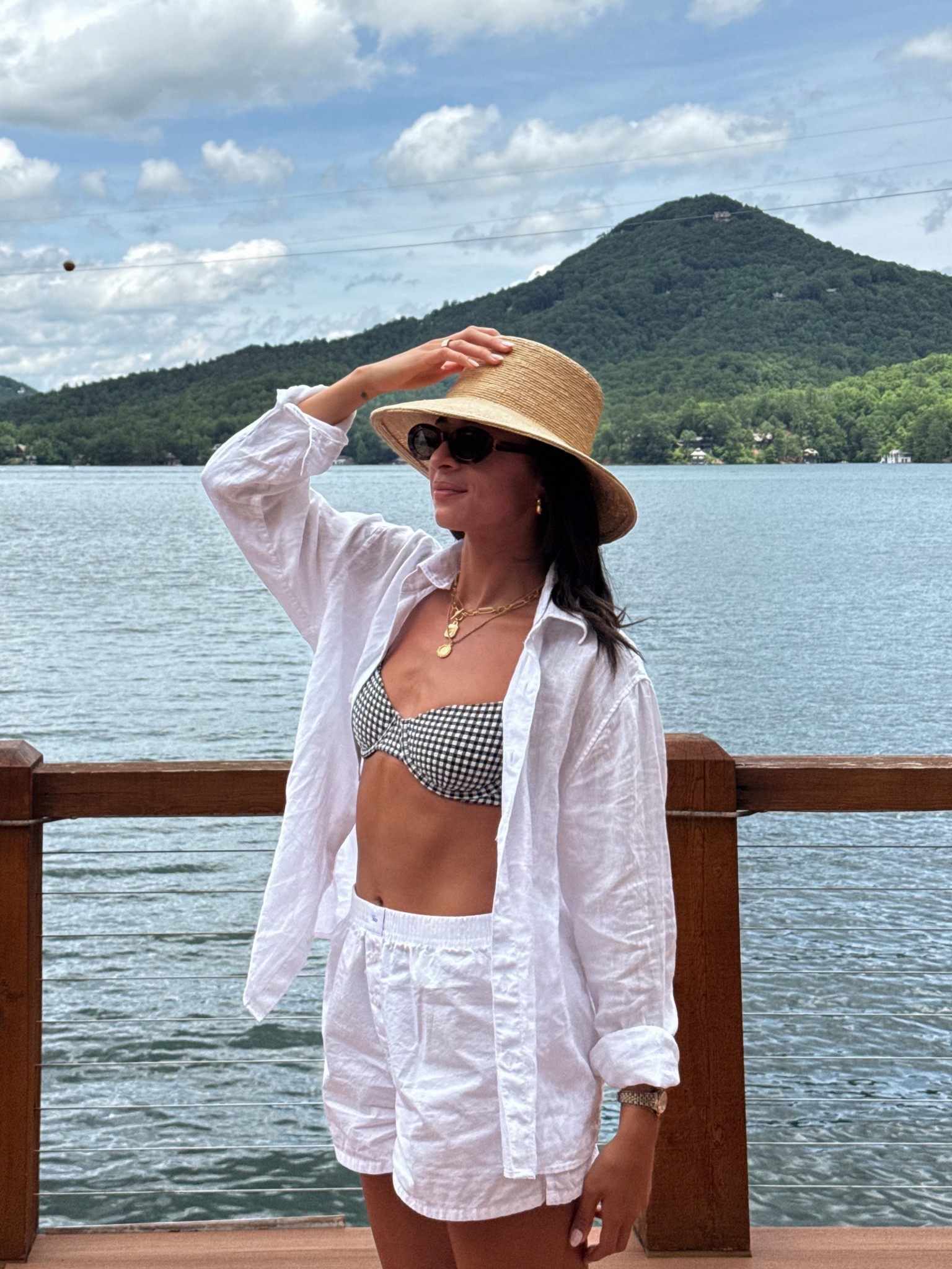 My favorite sunhat for the summer!! Wearing size S button down, size XS boxer short, size XS bikini top and size S bikini bottom 


Summer outfit 
Lake outfit 
Beach outfit 
Pool outfit 
Cover up 

#LTKStyleTip #LTKSwim #LTKFindsUnder100