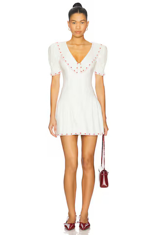 MAJORELLE Anita Mini Dress in Ivory from Revolve.com | Revolve Clothing (Global)