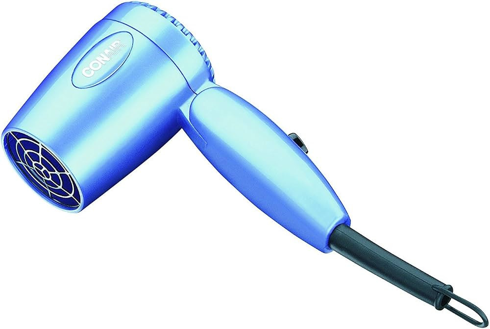 Conair Travel Hair Dryer with Dual Voltage, 1600W Compact Hair Dryer with Folding Handle, Travel ... | Amazon (US)