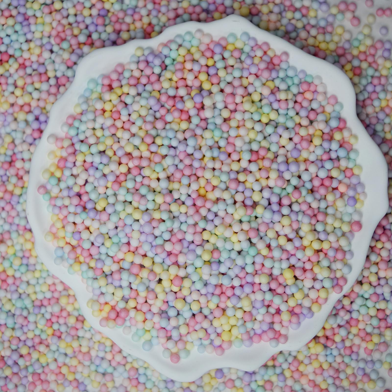 humyeam 80000 Pieces Foam Balls Slime Supplies Colorful Foam Beads 2-3mm for Kids Art Homemade Sl... | Amazon (US)