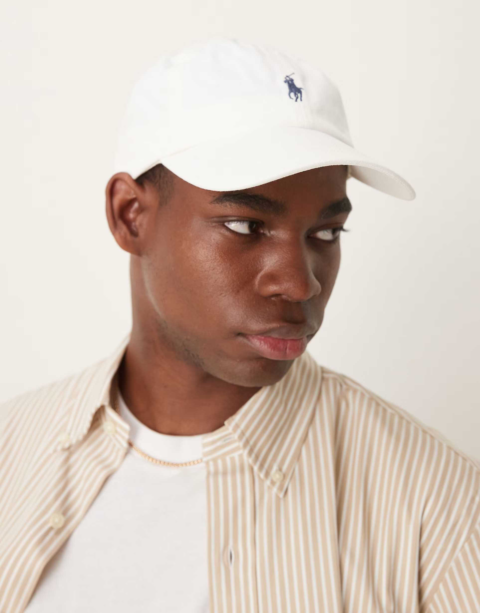 Polo Ralph Lauren icon logo twill baseball cap in cream | ASOS (Global)