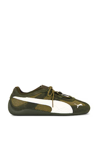 Speedcat Go Sneaker in Dark Olive & Warm White | Revolve Clothing (Global)