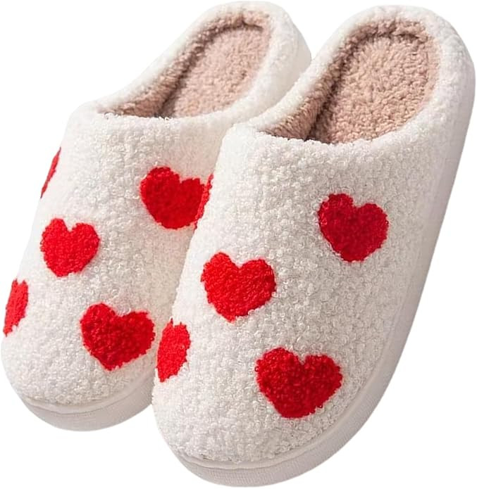 House Slippers for Women, Animal Fruit Slipper with Cat Highland Cow Dog Strawberry Flower Heart,... | Amazon (US)