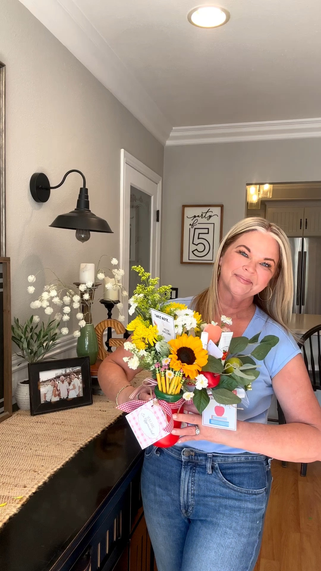 Love this set of 3 jars for Teacher Appreciation! The apple, lined paper & the pencil. I filled one with flowers, one with supplies & one with pencils. Follow along for more gift ideas!🍎✏️📝

#LTKSeasonal #LTKstorytime #LTKmomlife