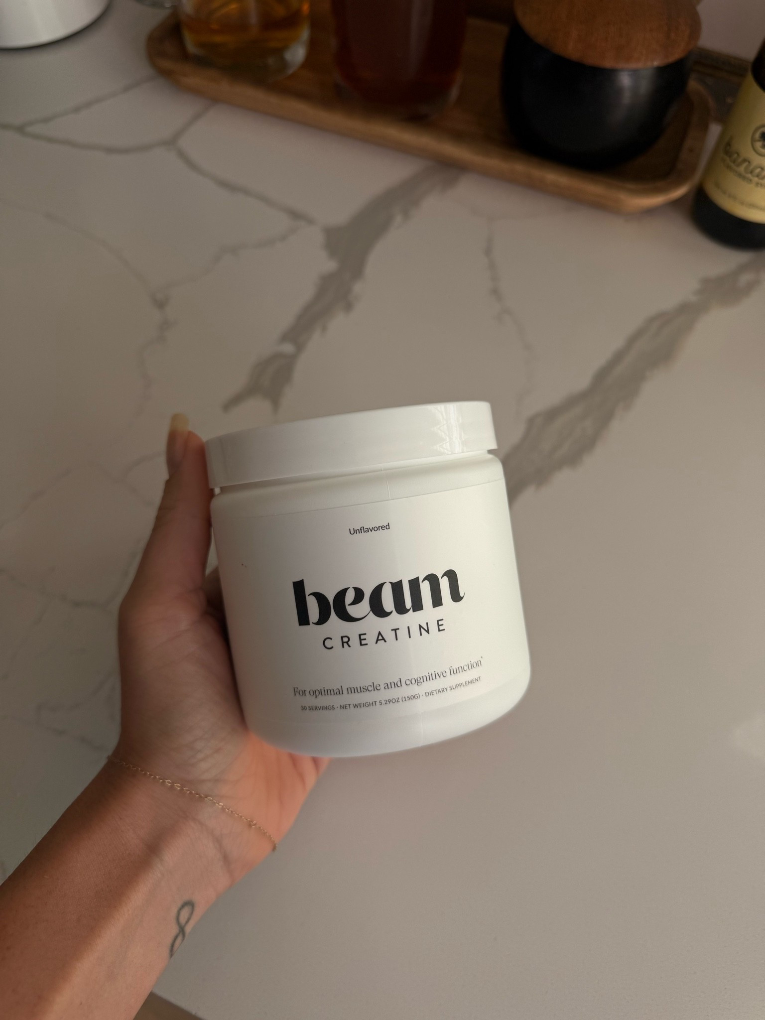 Good morning! Getting back into routine today after bubs birthday! Has anyone tried the @Beam creatine?! I always opt for unflavored so I can mix it in anything 

Supplements 
Wellness
Fitness

#LTKActive #LTKselfcare #LTKmorningroutine