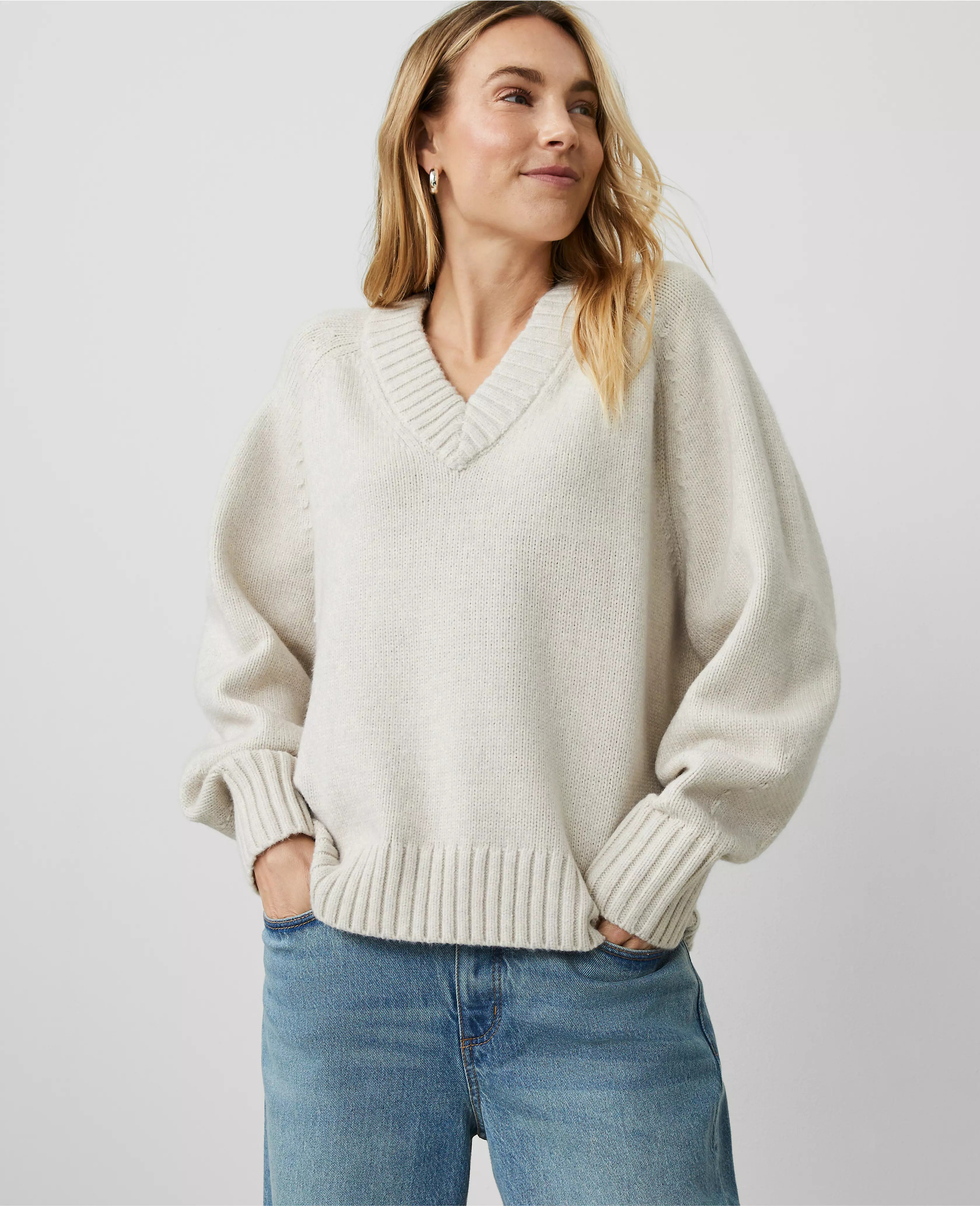V-Neck Sweater | Ann Taylor (US)