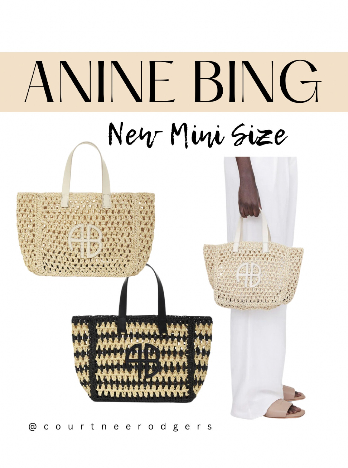 ANINE BING Large Rio Tote curated on LTK