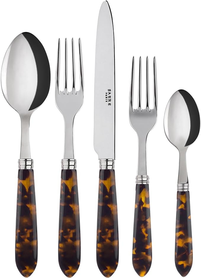 Sabre Paris, Tortoise 5-piece place Setting | Amazon (US)