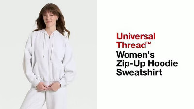 Women's Zip-Up Hoodie Sweatshirt - Universal Thread™ | Target