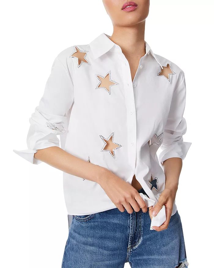 Finely Embellished Cutout Shirt | Bloomingdale's (US)