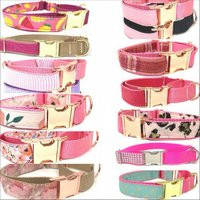 Pink, Personalized, Buckle Martingale Dog Collar, Girl, Custom Designer, Puppy, Greyhound, Whippet, Fruit, Floral, Plaid, Velvet | Etsy (US)