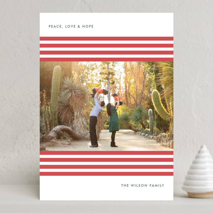 "Holiday Prep" - Customizable Holiday Photo Cards in Blue by Megan Davis. | Minted
