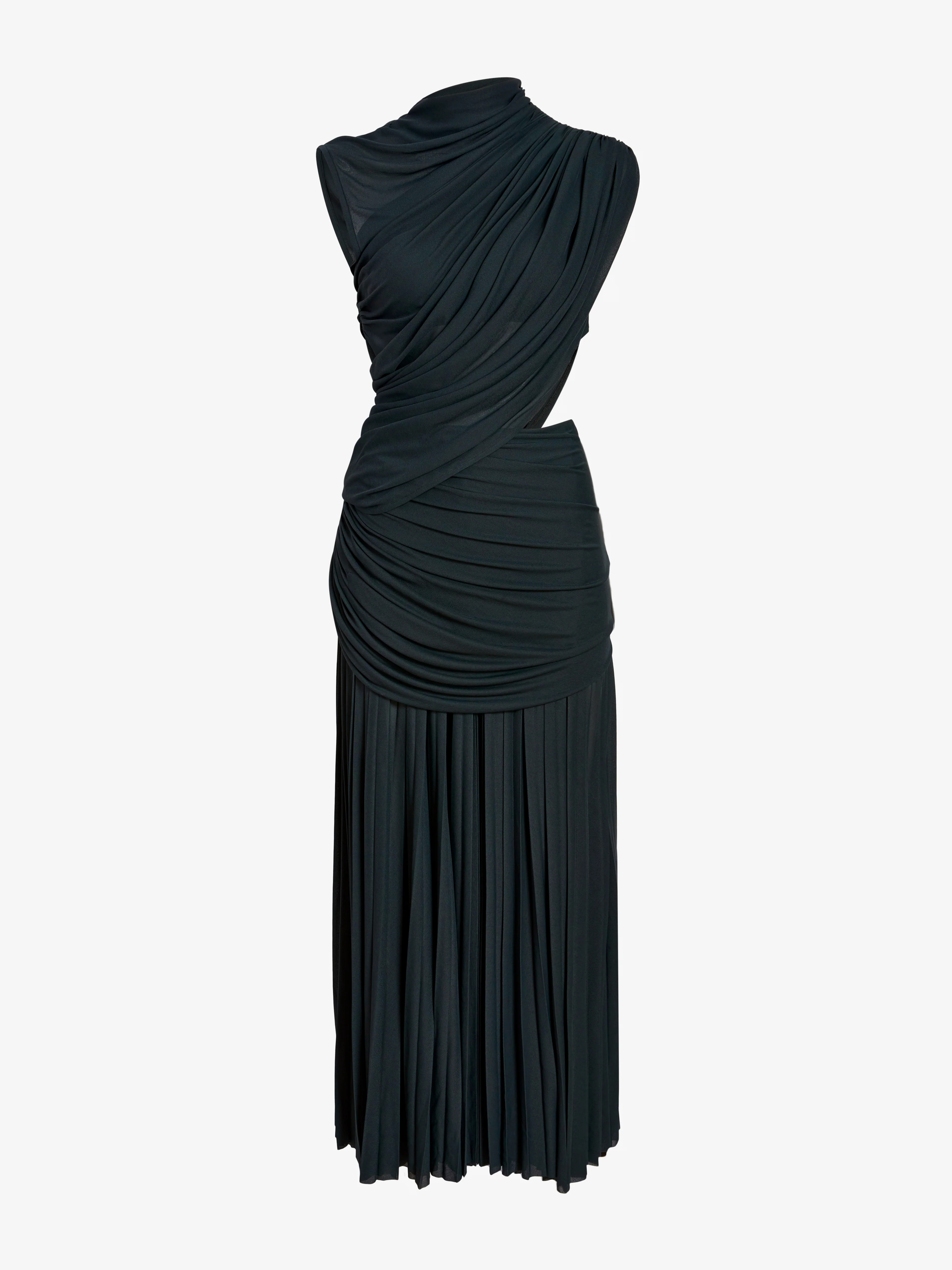 The Irma Dress in Gauzy Jersey features a fluidly draped silhouette that skims the body, highligh... | Proenza Schouler LLC