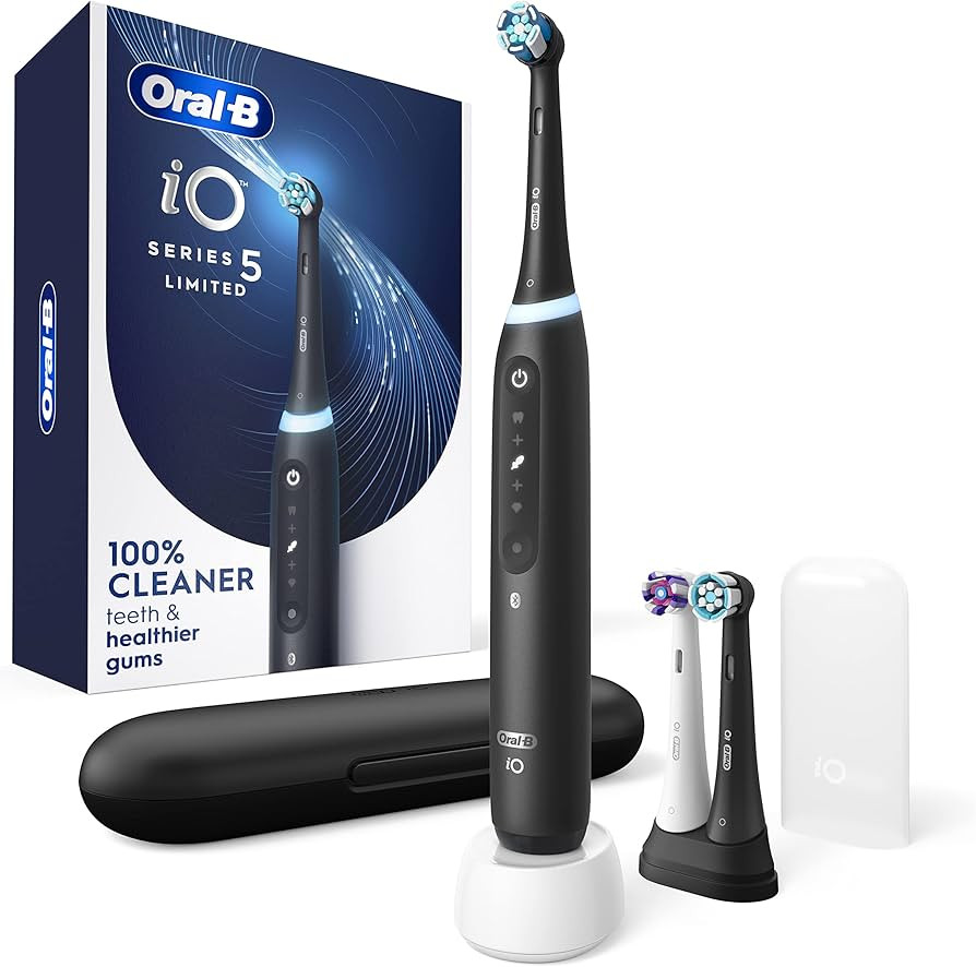 Oral-B iO Deep Clean + Whiten Rechargeable Electric Toothbrush with Visible Pressure Sensor, 2 Mi... | Amazon (US)