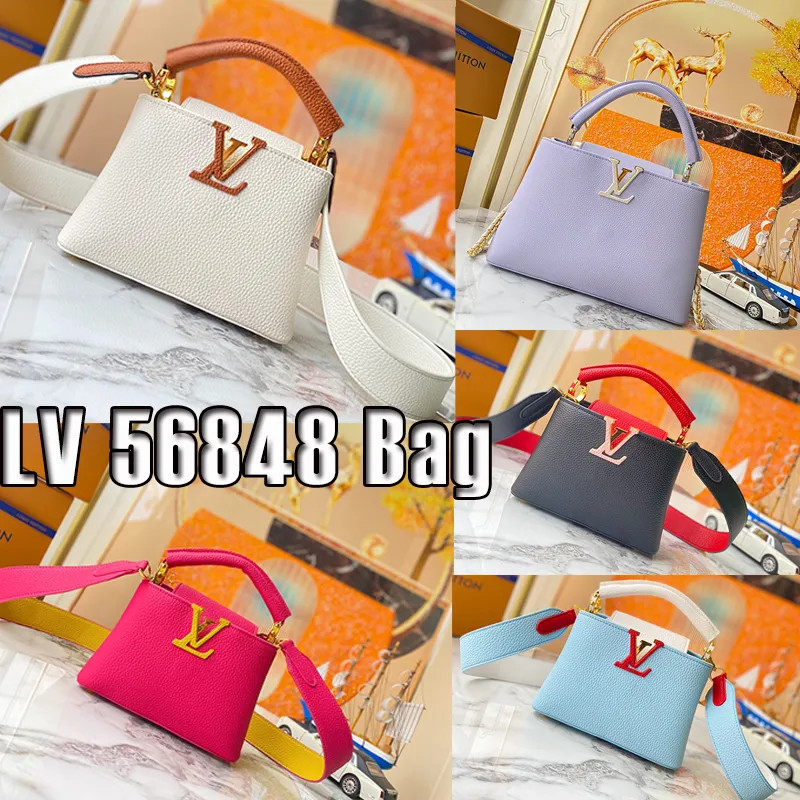 Louis Vuitton Tote LV Bag Outdoor Bags One Shoulder Bag Leather Patchwork Color Luxury Handbag Mo... | DHGate